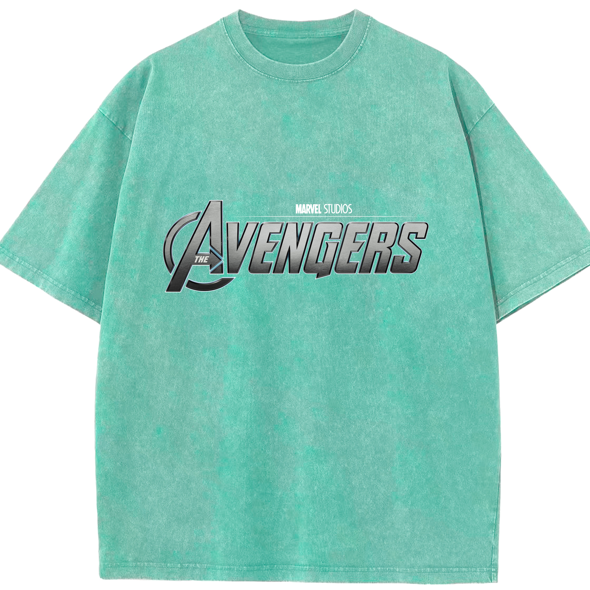 （画像用） アベンジャーズ The Avengers 綿100% ヴィンテージ風 半袖Tシャツ（フロントプリント）